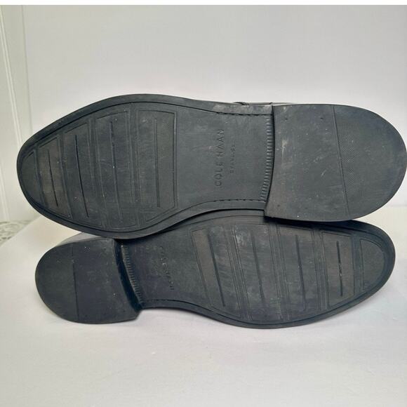 Cole Haan Men’s 12M Black Leather Chukka Boots Lace Up Ankle Dress Casual - Picture 5 of 6